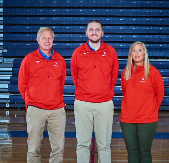 The Walton Raiders girls basketball coaching staff
